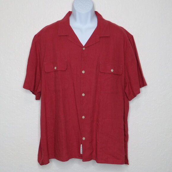 Lucky Brand* Men's Short Sleeve Button Down Chest Pocket Shirt~ Size XXL - Picture 1 of 12